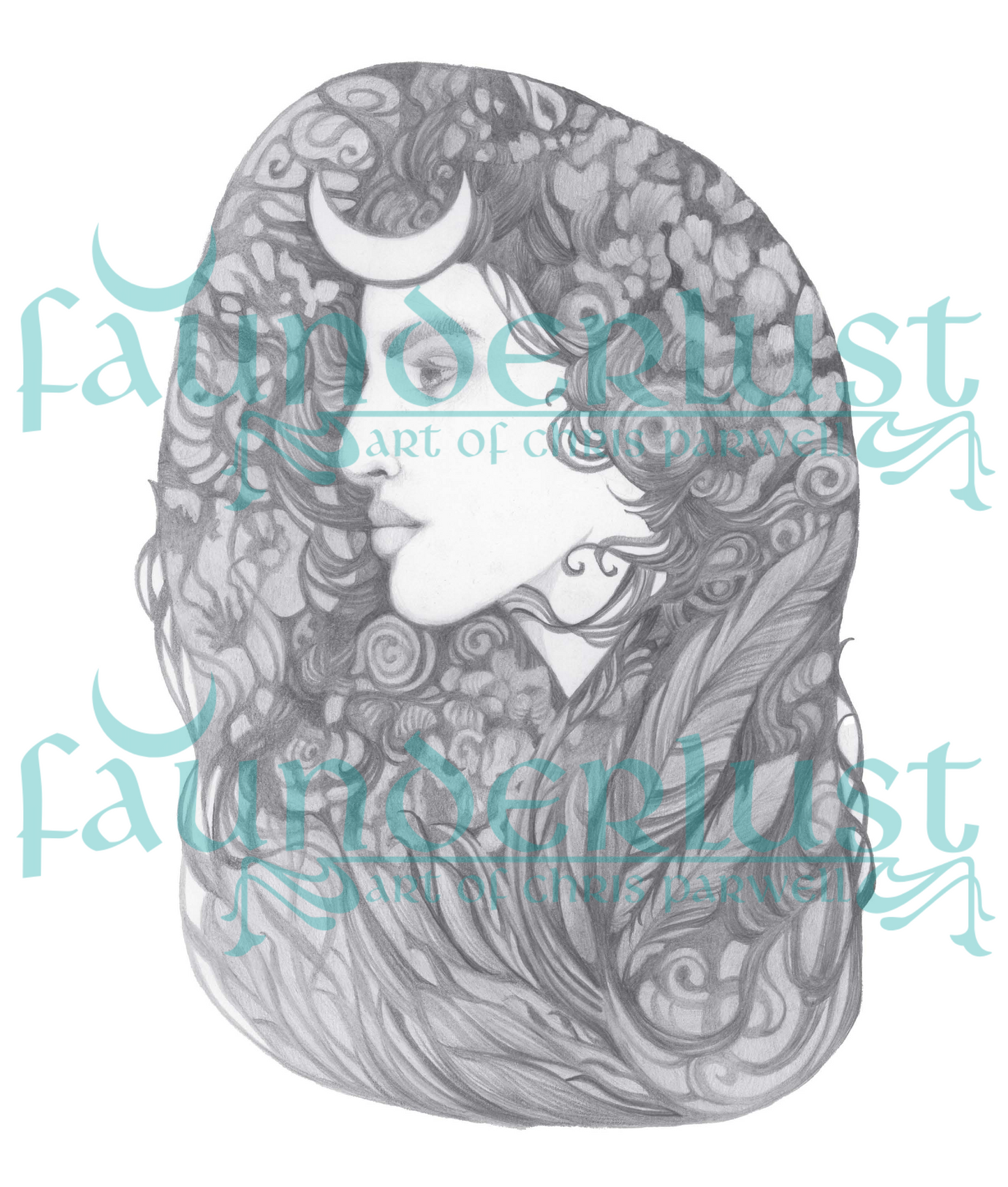 Artemis Faunderlust Deity Art Print