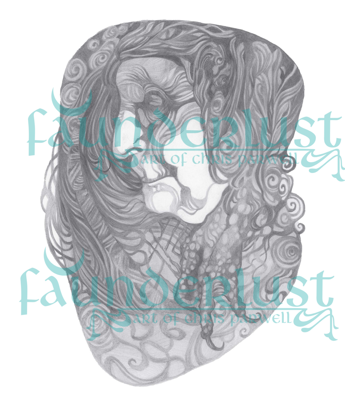 Baba Yaga Faunderlust Deity Art Print