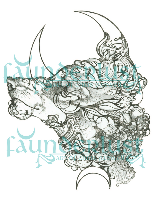 Lunawarden Faunderlust Art Print