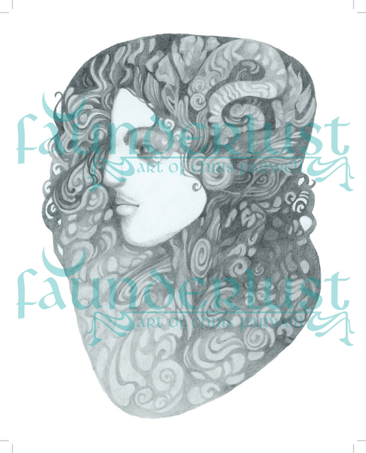 Pan Faunderlust Deity Art Print